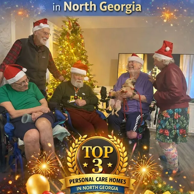 Comfort Cove residents enjoying a holiday celebration together